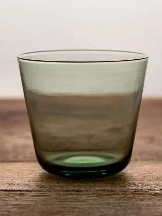 Szklanka AMBERIS zielona niska 0,26 l