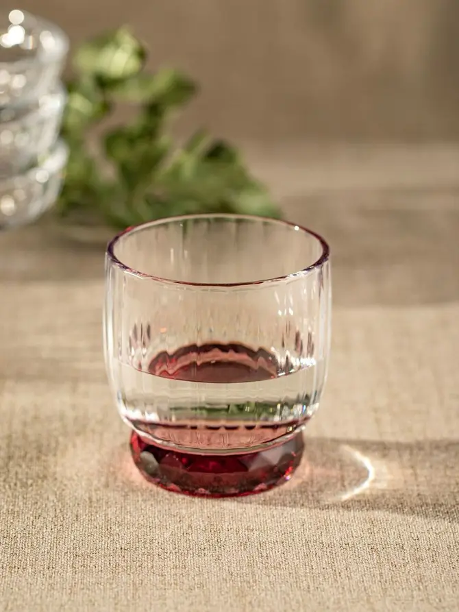 Szklanka SPALVA niska różowa 0,25 l