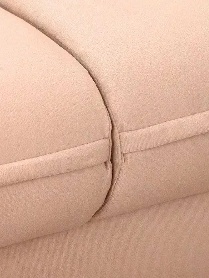 Sofa RUGG Sofa różowa 149x86x91 cm