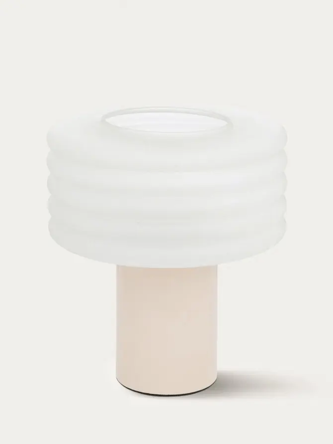 Lampa ASTI beżowa 32x36 cm