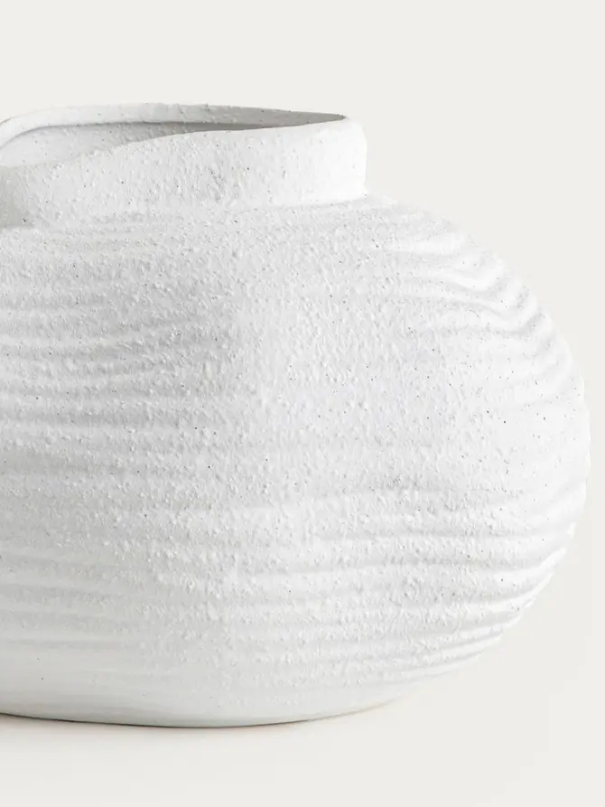 Wazon VIREO pękaty nieregularny ceramiczny 24x17 cm