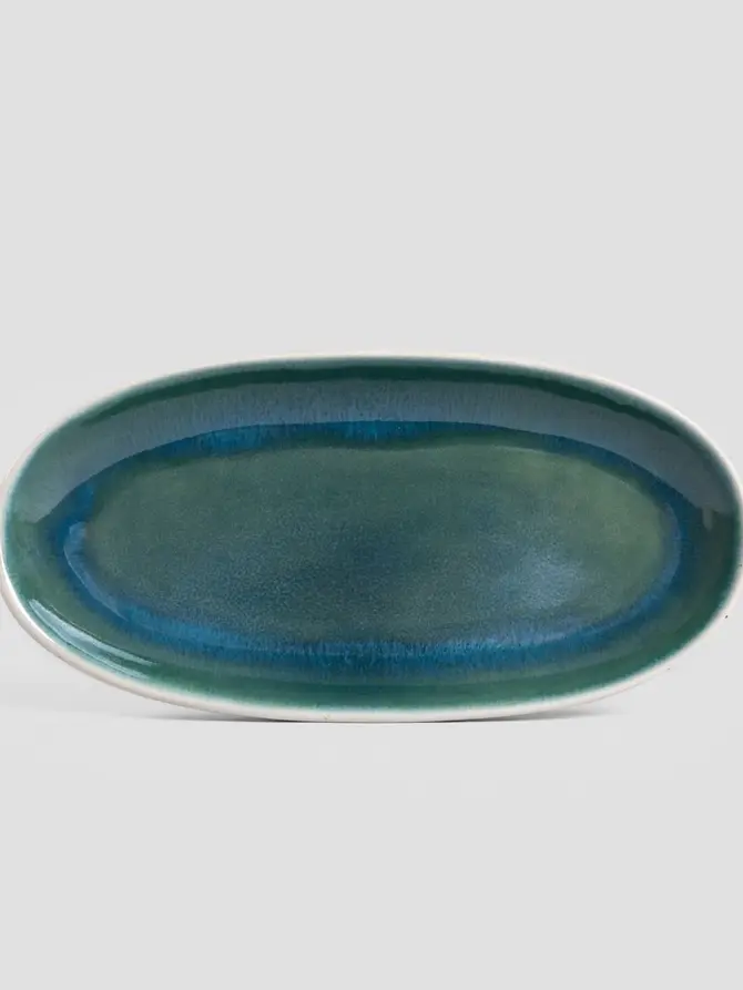 Półmisek SEDANO owalny turkusowy 18 cm