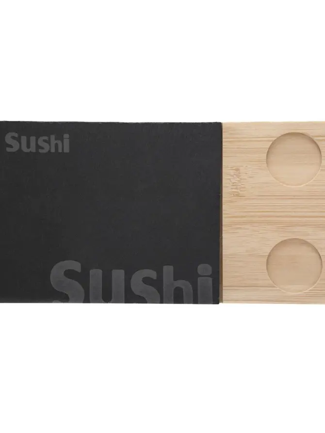 Zestaw do sushi SUSHI z dwiema miseczkami 30x14 cm