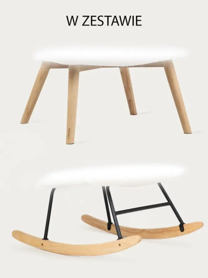 Fotel B2 MOSS PLUS 2w1 welurowy szary 70x55x95 cm/72x73x92 cm