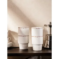 Zestaw kubków PATISSERIE porcelanowych bez ucha 4 szt.