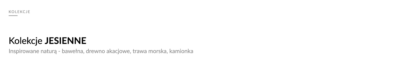 Kolekcje jesienne