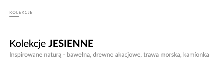 Kolekcje jesienne