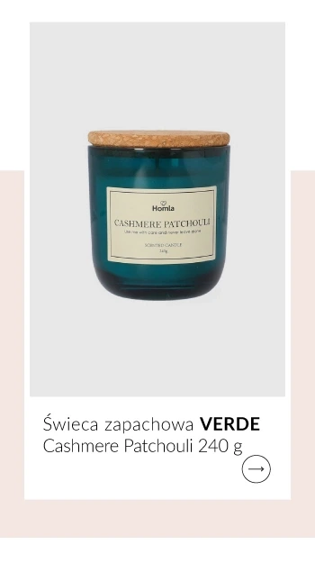 Świeca zapachowa VERDE Cashmere Patchouli 240 G