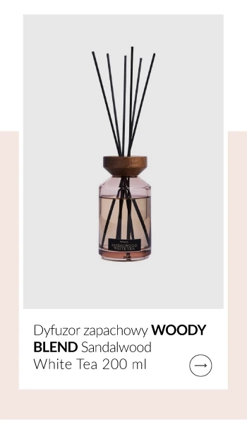 Dyfuzor zapachowy WOODY BLEND Sandalwood White Tea 200 ml