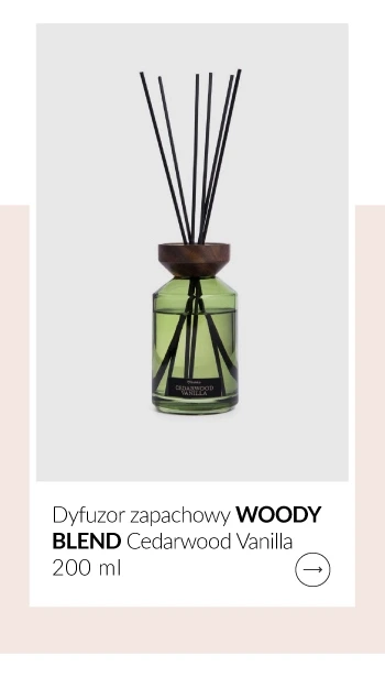 Dyfuzor zapachowy WOODY BLEND Cedarwood Vanilla 200 ml