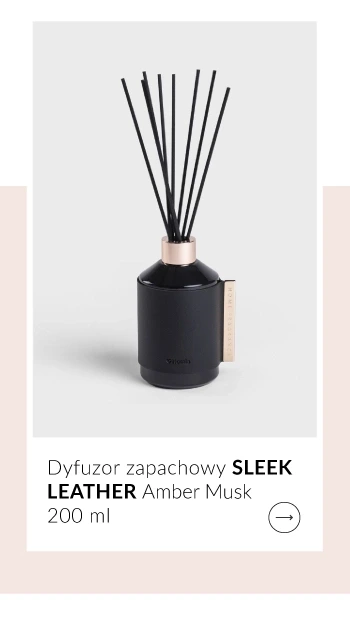 Dyfuzor zapachowy SLEEK LEATHER Amber Musk 200 ML