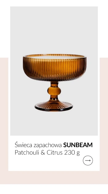 Świeca zapachowa SUNBEAM Patchouli & Citrus 230 g