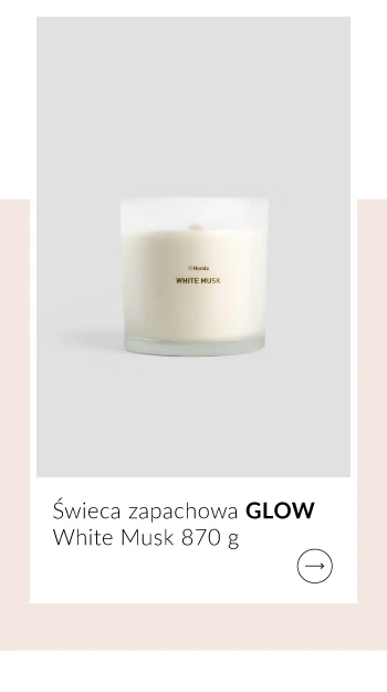 Świeca zapachowa GLOW White Musk 870g