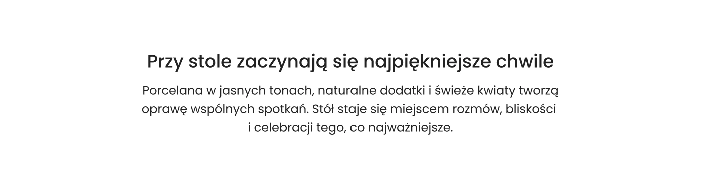 Zastawa stołowa