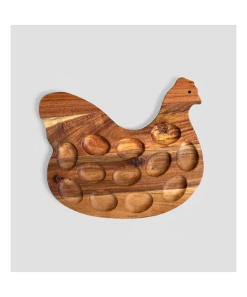 Podstawka MOOKA na jajka w kształcie kury 33x26 cm