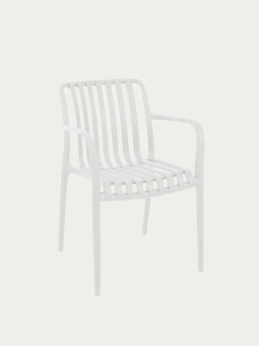 Homla Krzeslo valoro ogrodowe biale 54 5x58 5x81 cm